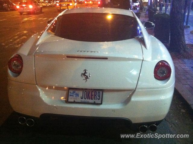 Ferrari 599GTB spotted in Manhattan, New York