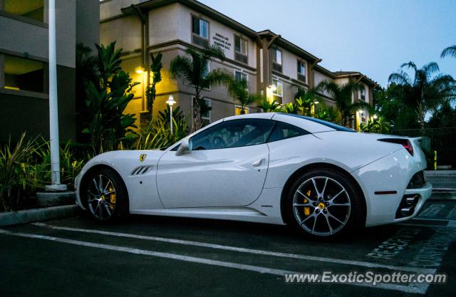 Ferrari California spotted in Orange, California