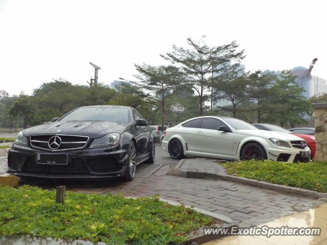 Mercedes C63 AMG Black Series spotted in Jakarta, Indonesia