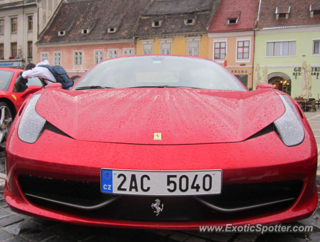 Ferrari 458 Italia spotted in Brasov, Romania