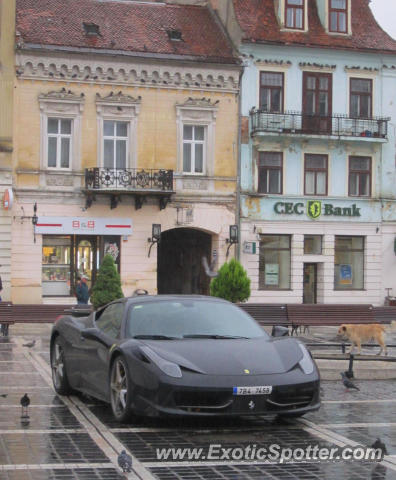 Ferrari 458 Italia spotted in Brasov, Romania