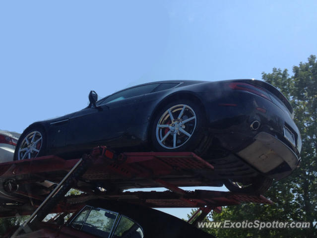 Aston Martin Vantage spotted in Austin, Indiana