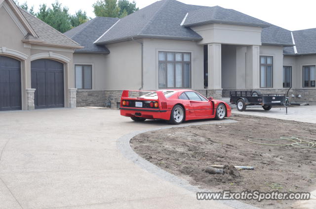 Ferrari F40 spotted in London, Ontario, Canada