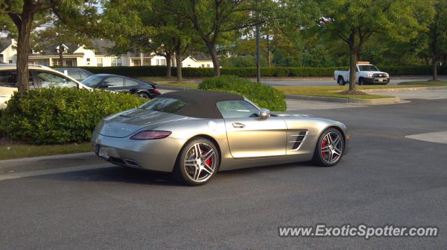 Mercedes SLS AMG spotted in Owings Mills, Maryland