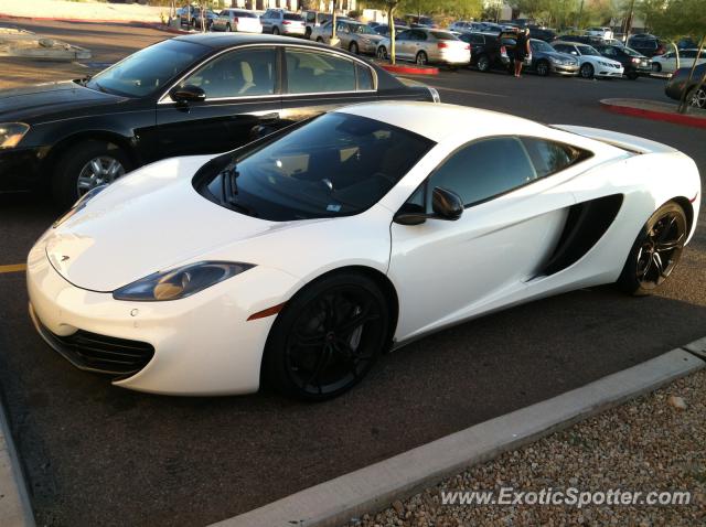 Mclaren MP4-12C spotted in Scottsdale, Arizona