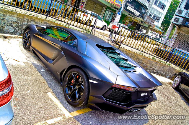 Lamborghini Aventador spotted in Kuala Lumpur, Malaysia