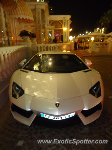 Lamborghini Aventador spotted in Nice, France