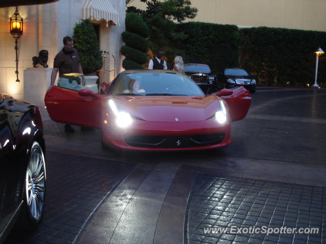 Ferrari 458 Italia spotted in Las Vegas, Nevada