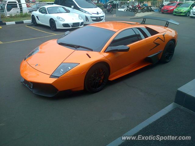 Lamborghini Murcielago spotted in Jakarta, Indonesia