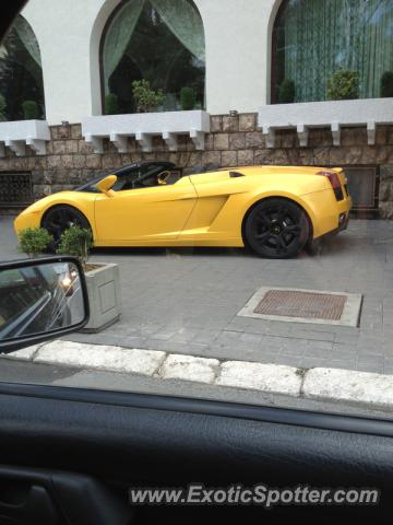 Lamborghini Gallardo spotted in Deqan, Kosovo