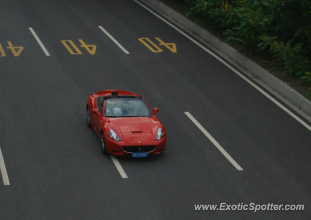 Ferrari California spotted in Guangzhou, China