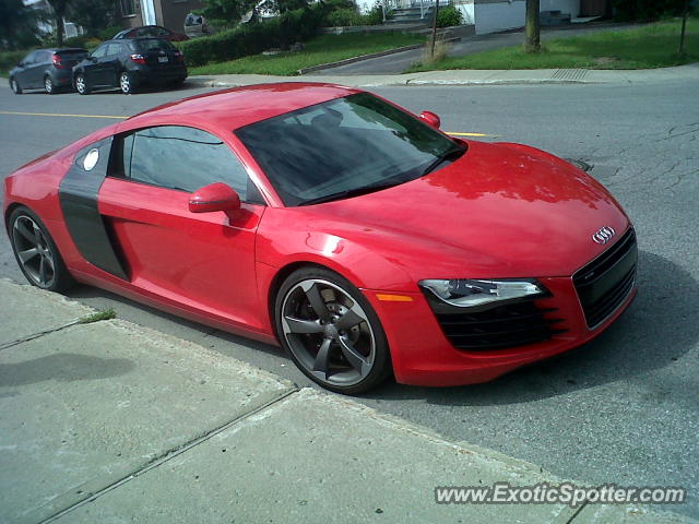 Audi R8 spotted in Montreal, Quebec, Canada