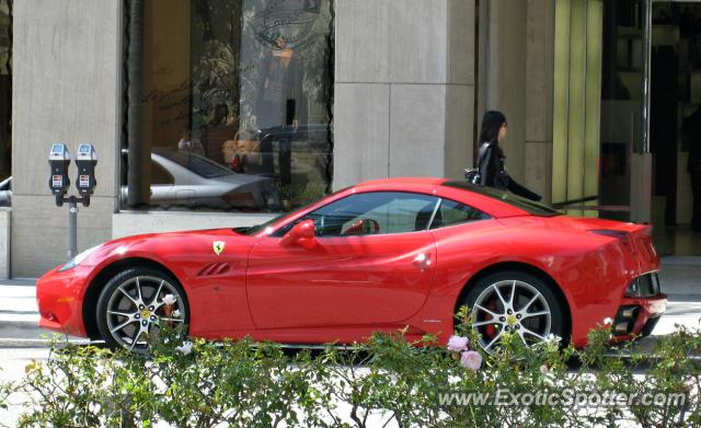 Ferrari California spotted in Beverly Hills, California