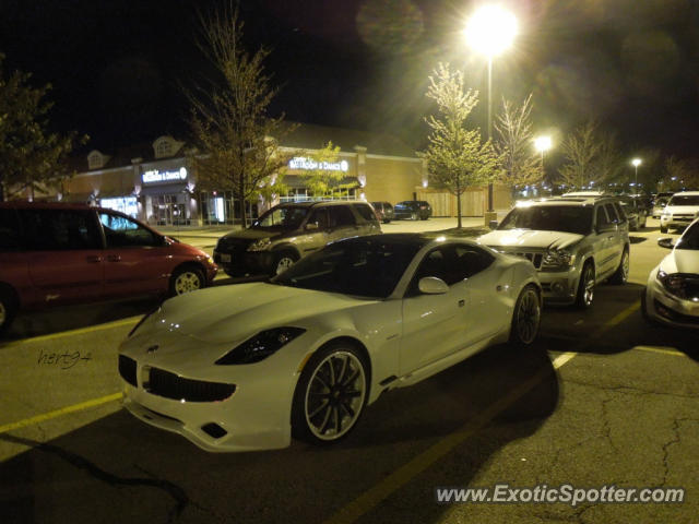 Fisker Karma spotted in Deer Park, Illinois