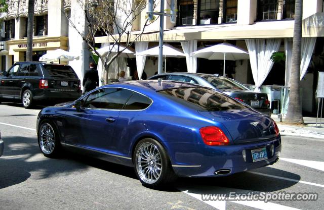 Bentley Continental spotted in Beverly Hills, California