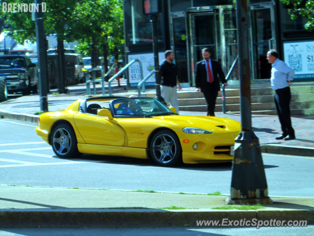 Dodge Viper spotted in Boston, Massachusetts