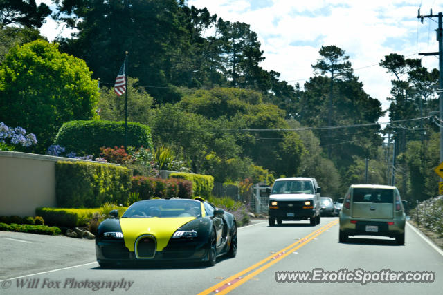 Bugatti Veyron spotted in Monterey, California