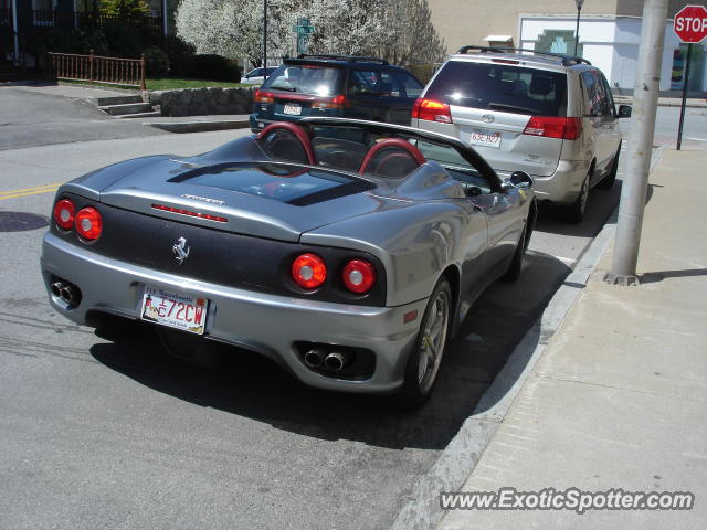Ferrari 360 Modena spotted in Welesley, Massachusetts