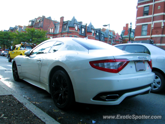 Maserati GranTurismo spotted in Boston, Massachusetts