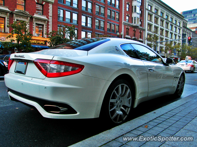 Maserati GranTurismo spotted in Boston, Massachusetts