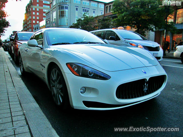 Maserati GranTurismo spotted in Boston, Massachusetts