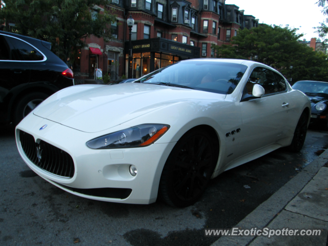 Maserati GranTurismo spotted in Boston, Massachusetts