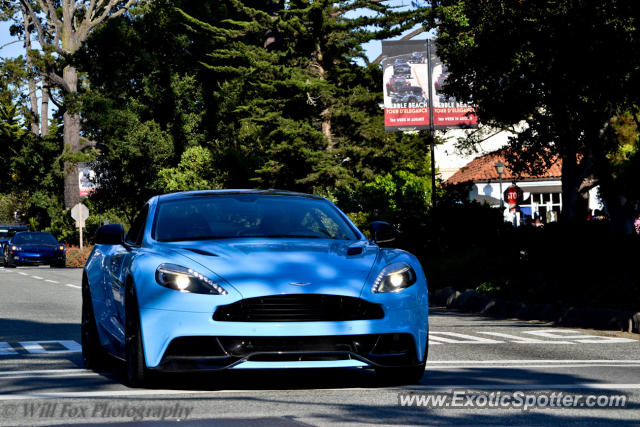 Aston Martin Virage spotted in Monterey, California
