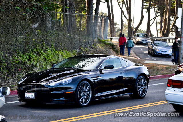 Aston Martin DBS spotted in San francisco, California