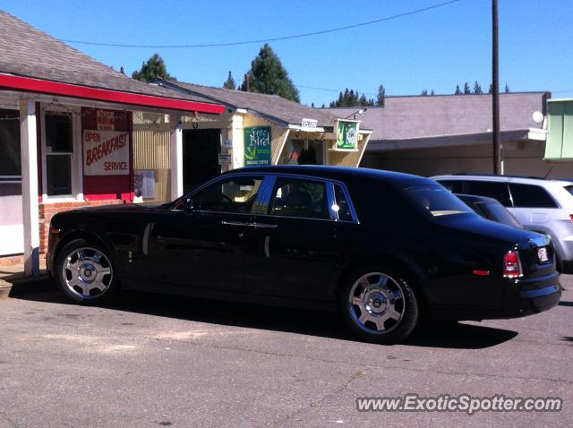 Rolls Royce Phantom spotted in Lake Tahoe, California