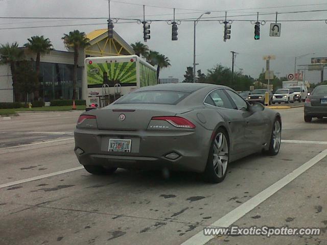 Fisker Karma spotted in Tampa, Florida