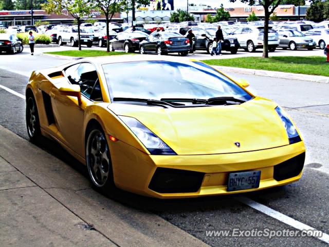 Lamborghini Gallardo spotted in Niagara Falls, Canada