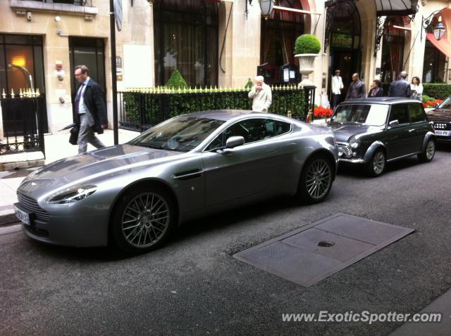 Aston Martin DB9 spotted in Paris, France