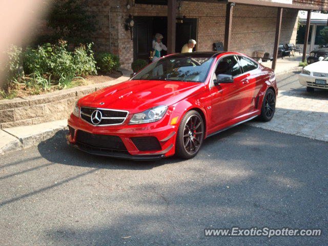 Mercedes C63 AMG Black Series spotted in Edgewater, New Jersey