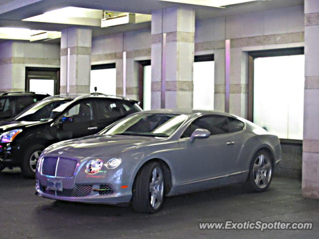 Bentley Continental spotted in Toronto, Canada