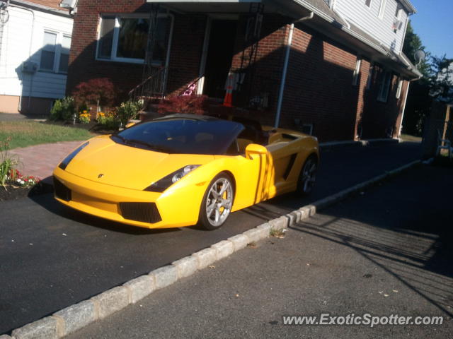 Lamborghini Gallardo spotted in Clifton, New Jersey