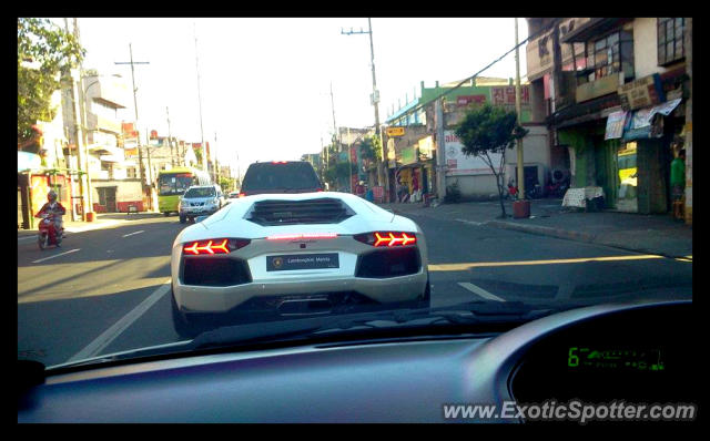 Lamborghini Aventador spotted in Manila, Philippines