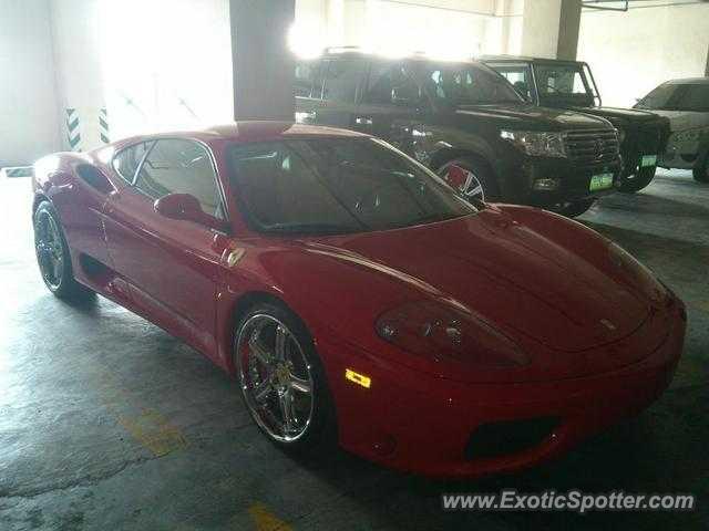 Ferrari 360 Modena spotted in Manila, Philippines