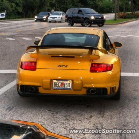 Porsche 911 GT2 spotted in Ft. Lauderdale, Florida