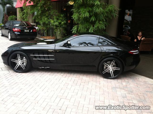 Mercedes SLR spotted in Ft. Lauderdale, Florida