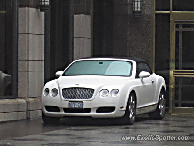 Bentley Continental spotted in Toronto, Canada