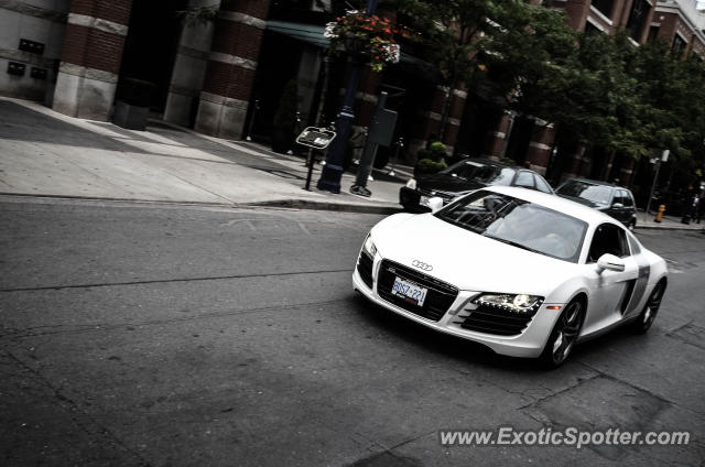 Audi R8 spotted in Yorkville, Canada