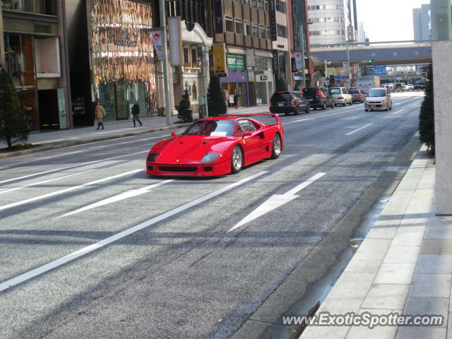 Ferrari F40 spotted in Tokyo, Japan