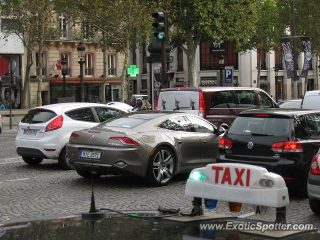 Fisker Karma spotted in Paris, France