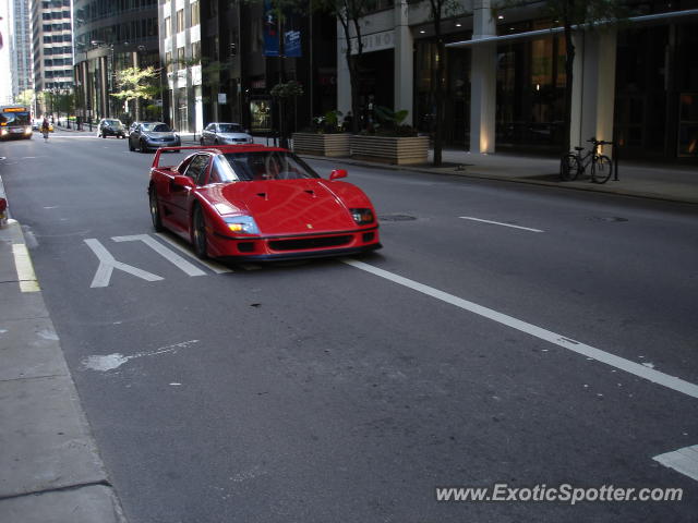 Ferrari F40 spotted in Chicago, Illinois