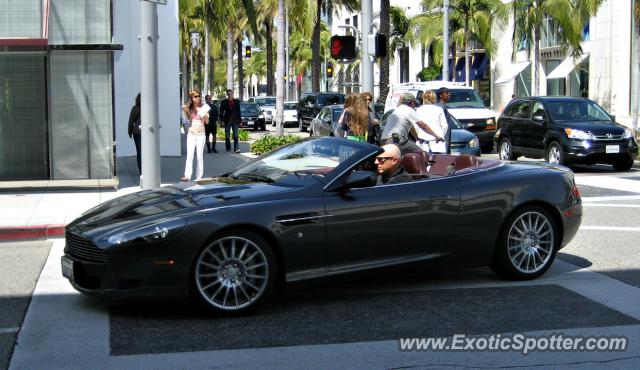 Aston Martin DB9 spotted in Beverly Hills, California