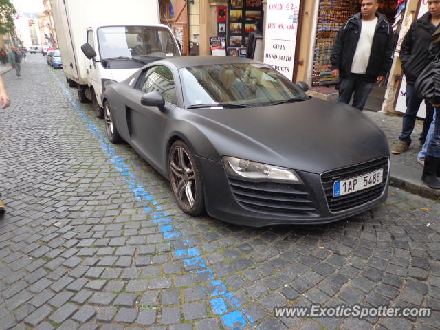 Audi R8 spotted in Prague, Czech Republic
