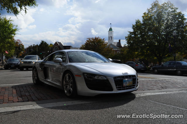 Audi R8 spotted in Chagrin Falls, United States
