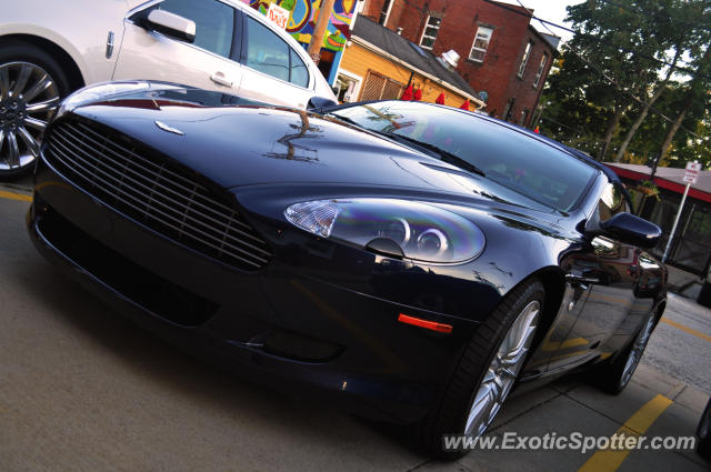 Aston Martin DB9 spotted in Chagrin Falls, United States