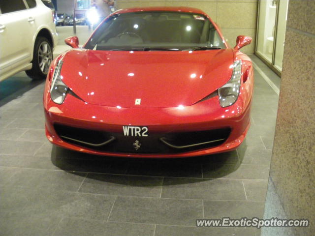 Ferrari 458 Italia spotted in Kuala Lumpur, Malaysia