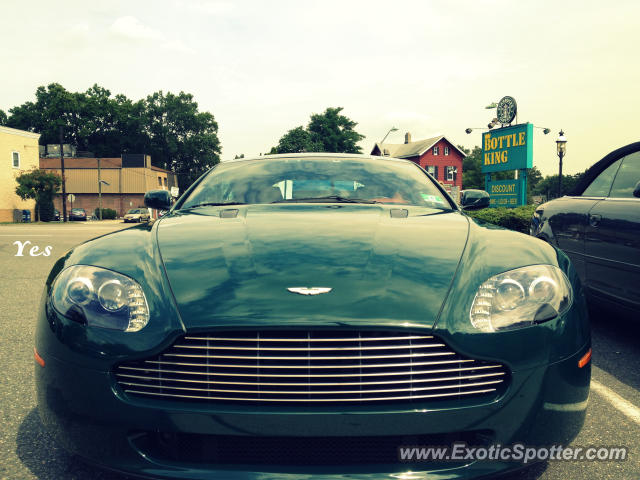 Aston Martin Vantage spotted in Glen Ridge, New Jersey